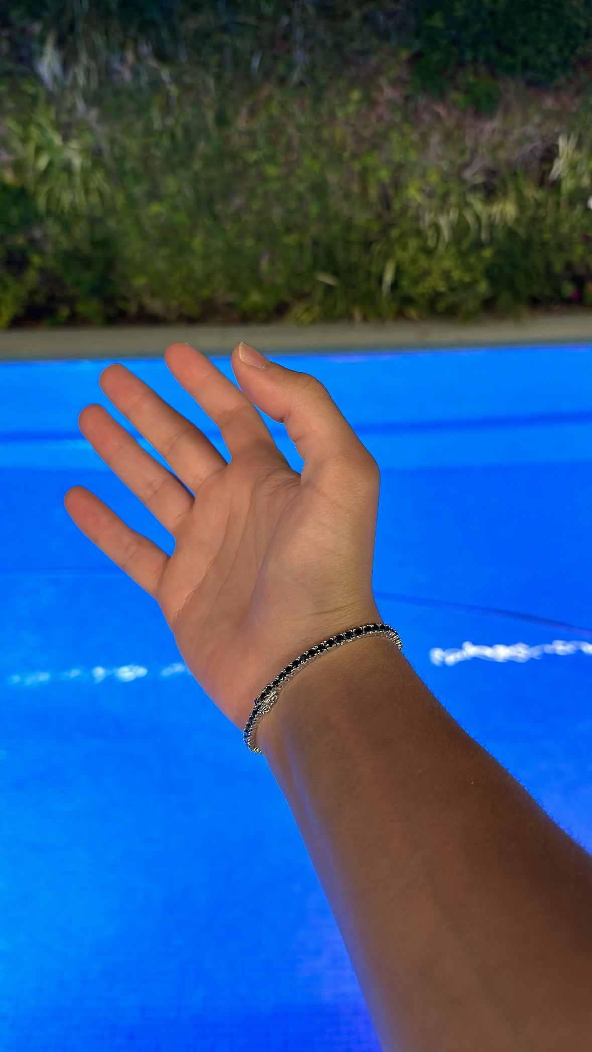 צמיד טניס משובץ אבני מעבדה