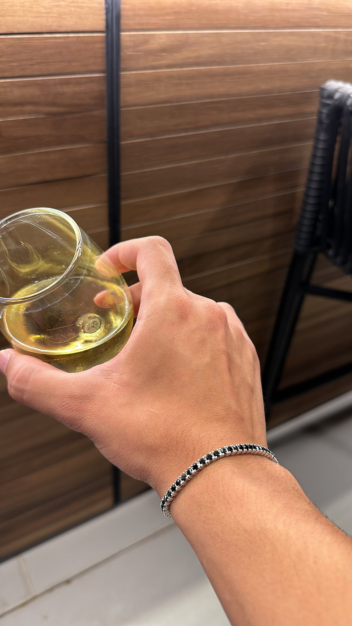 צמיד טניס משובץ אבני מעבדה