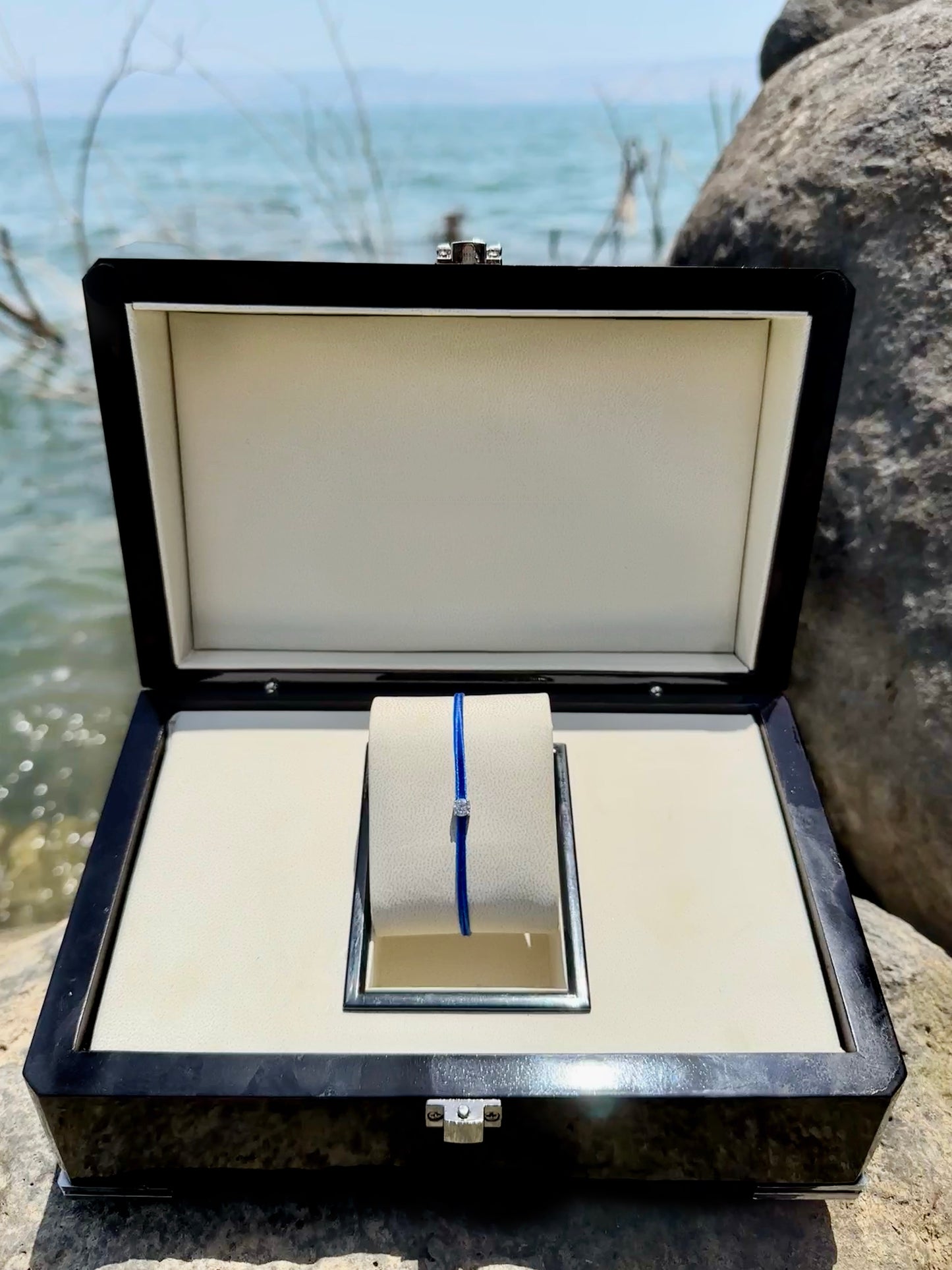 צמיד חוט בודד משובץ אבן מעבדה 0.5 קראט