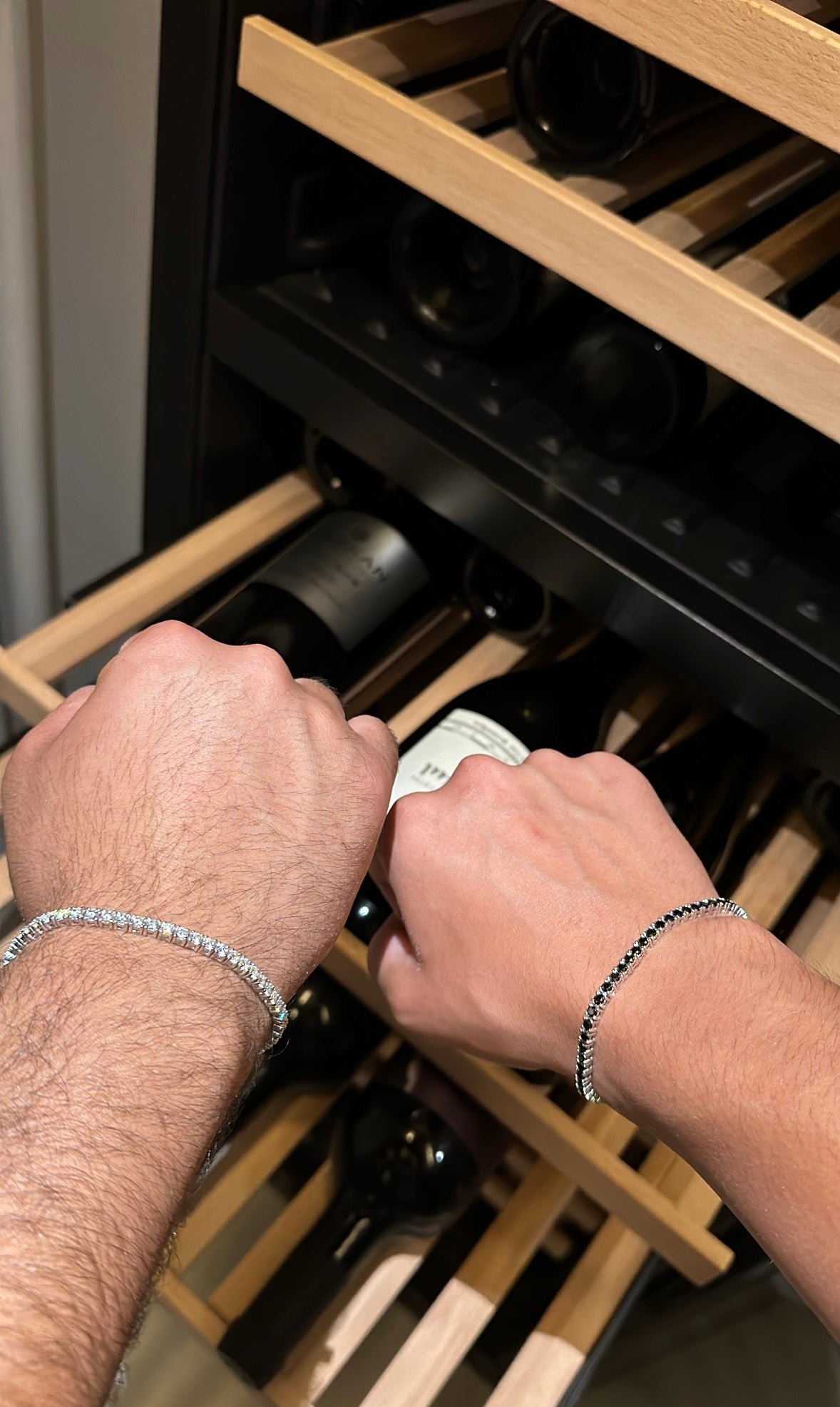 צמיד טניס משובץ אבני מעבדה